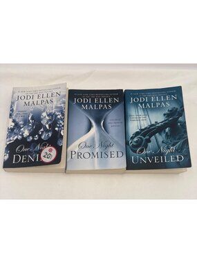Jodi Ellen Malpas One Night Series Set: Promised Denied Unveiled Paperback Books